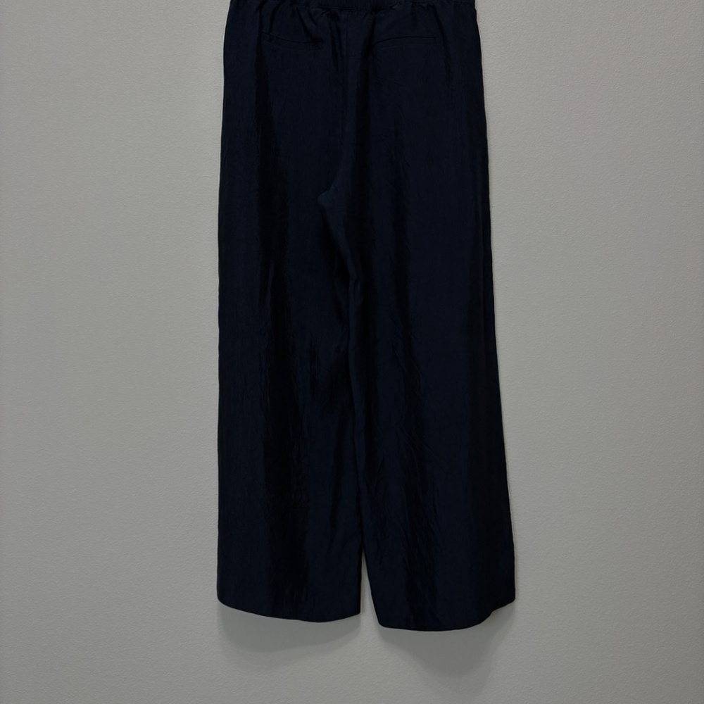 J. Crew Stratus Pant in Textured Satin - Navy, L - Picture 5 of 8